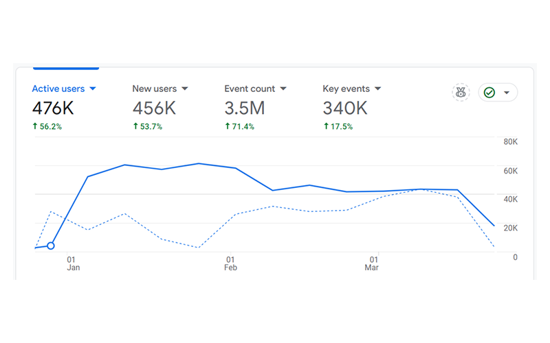 Analytics 1 year